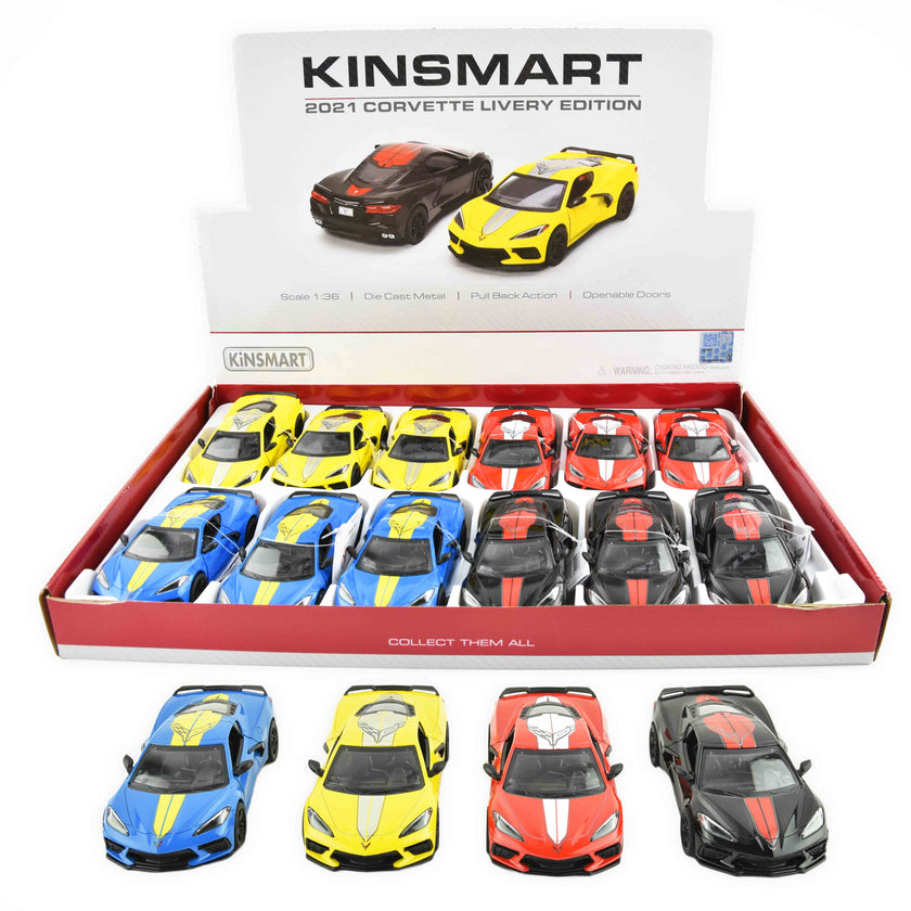 Bil corvette pb 13cm 1:36