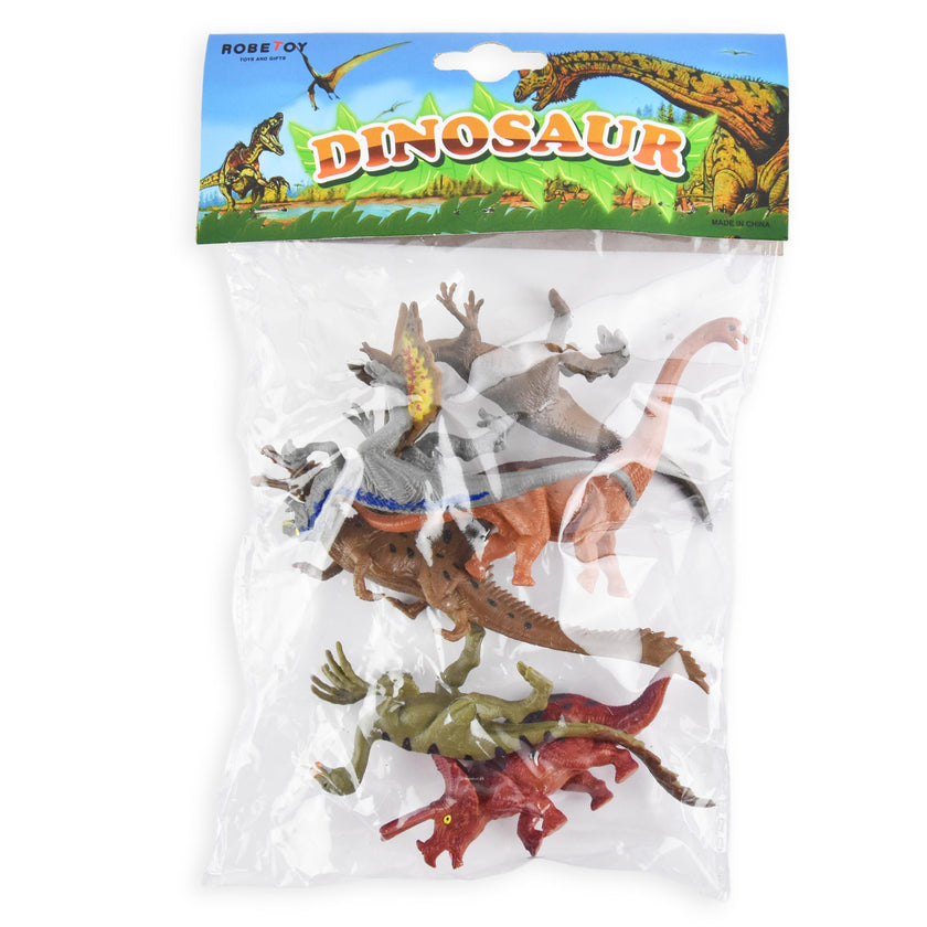 Dinosaurie i påse 6 stycken