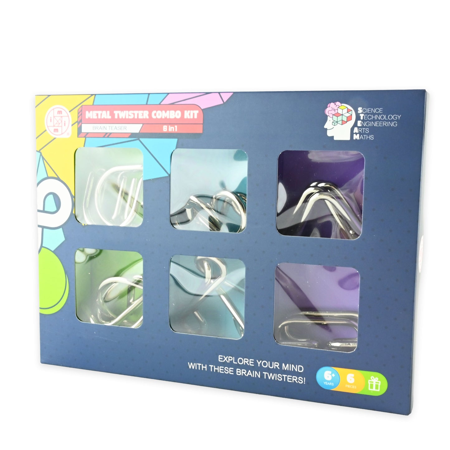 Begåvningspusseluppsättning twister 6st