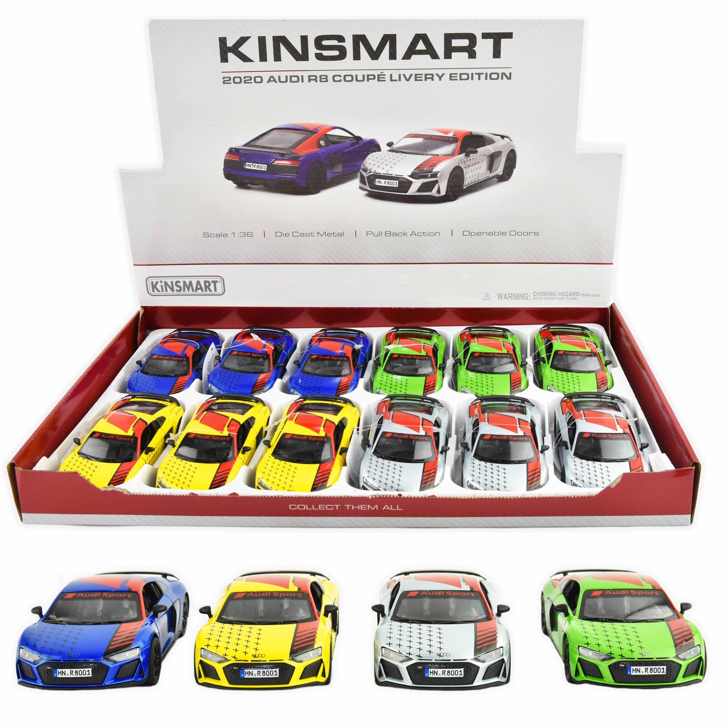 Audi r8 coupé pb 12cm 1:36