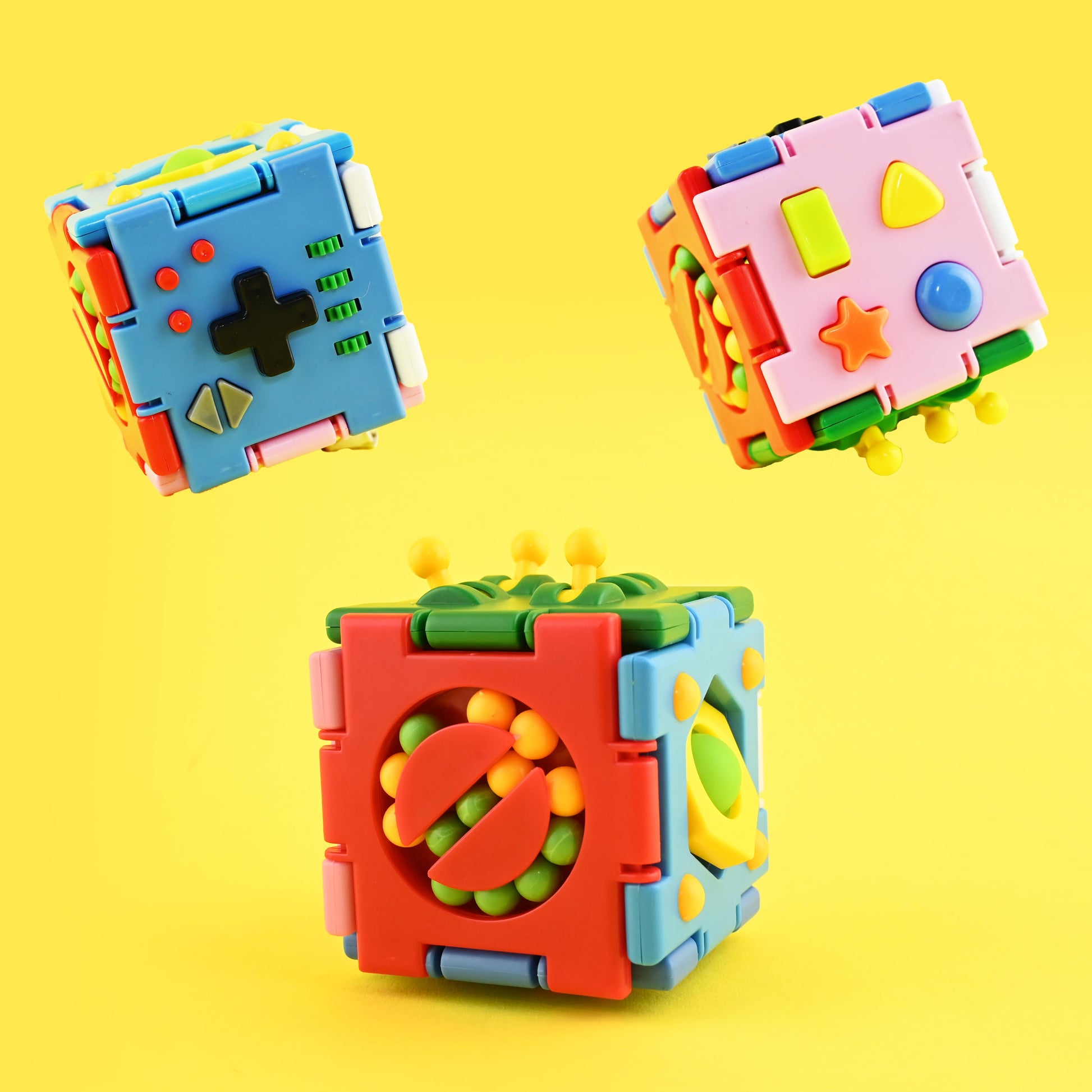 Fidgetkub sensorisk 7cm