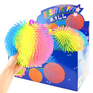 Puffboll med hår 20cm