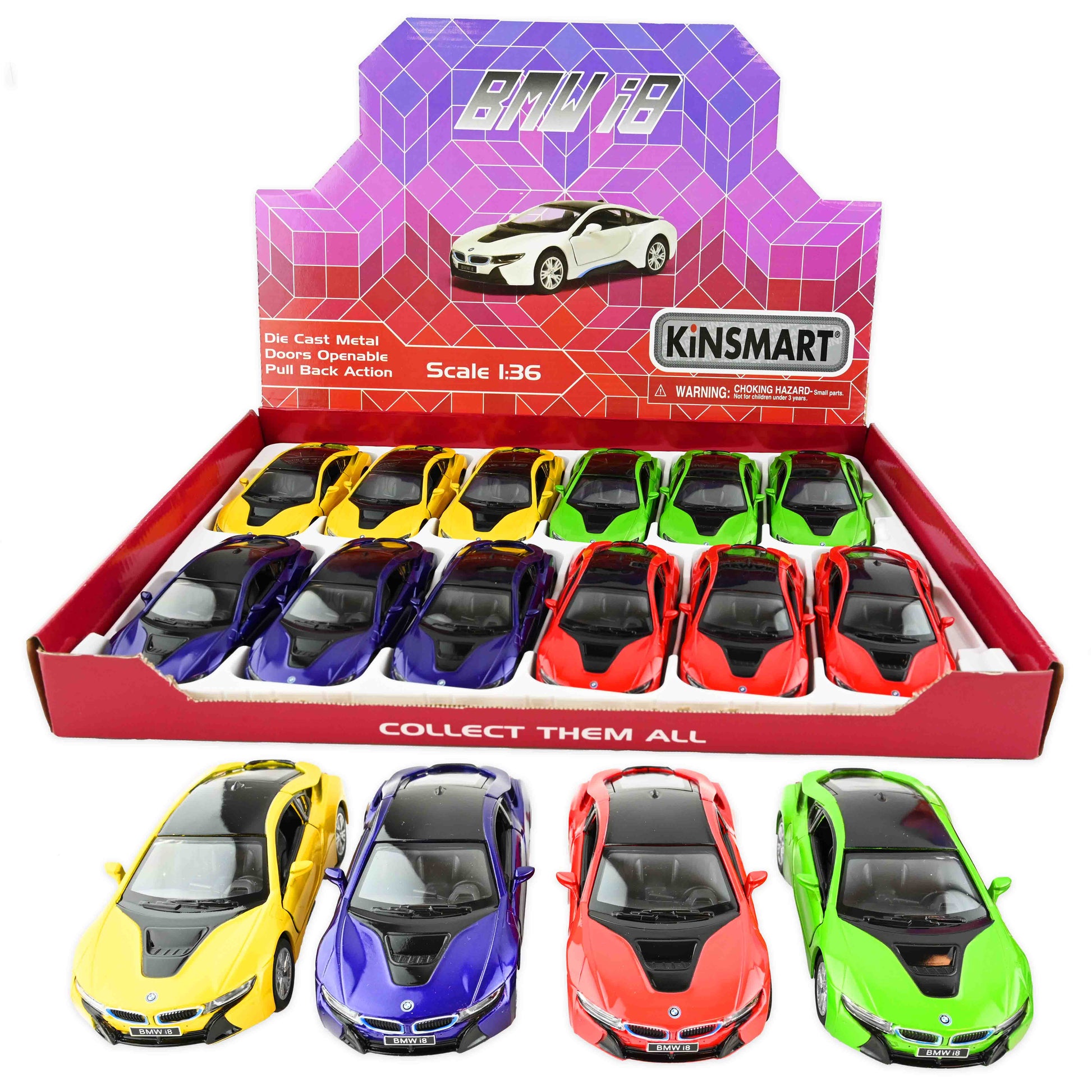 Bil BMW i8 pb 13cm 1:36