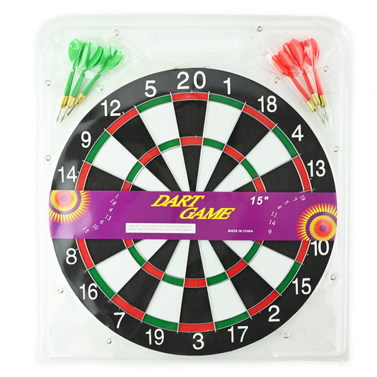 Darttavla med 6 pilar 36cm