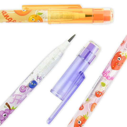 Fruktpenna utan vass spets med sudd 15,5cm