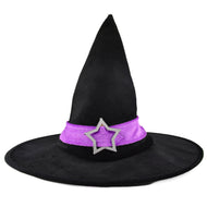 Hatt för häxor svart/lila 40cm