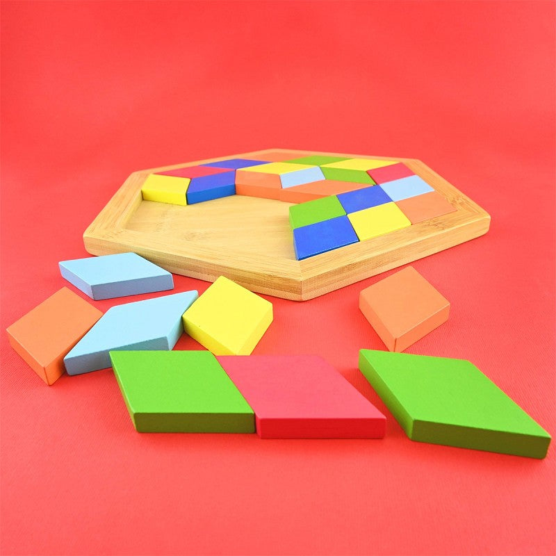 Hexagonpussel 25cm