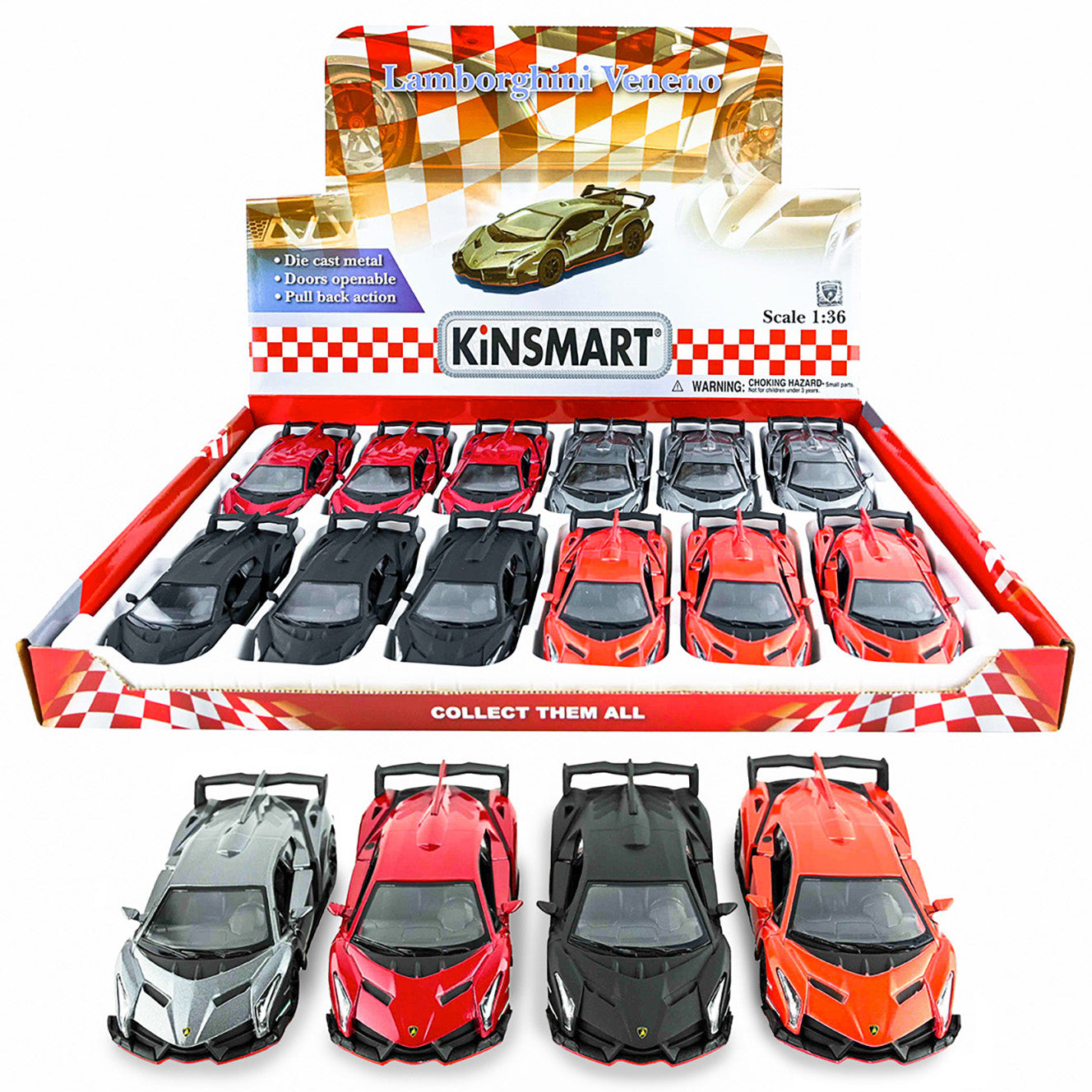 Lamborghini Veneno bil 13cm 1:36