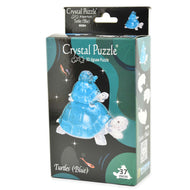 Kristallpussel sköldpaddor blå 37 delar