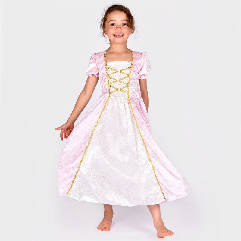 PRINCESS DRESS VELVET PINK 122-128 CL 6-8 YEARS