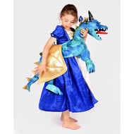 RIDE ON DRAGON BLUE ONE SIZE 120x60cm