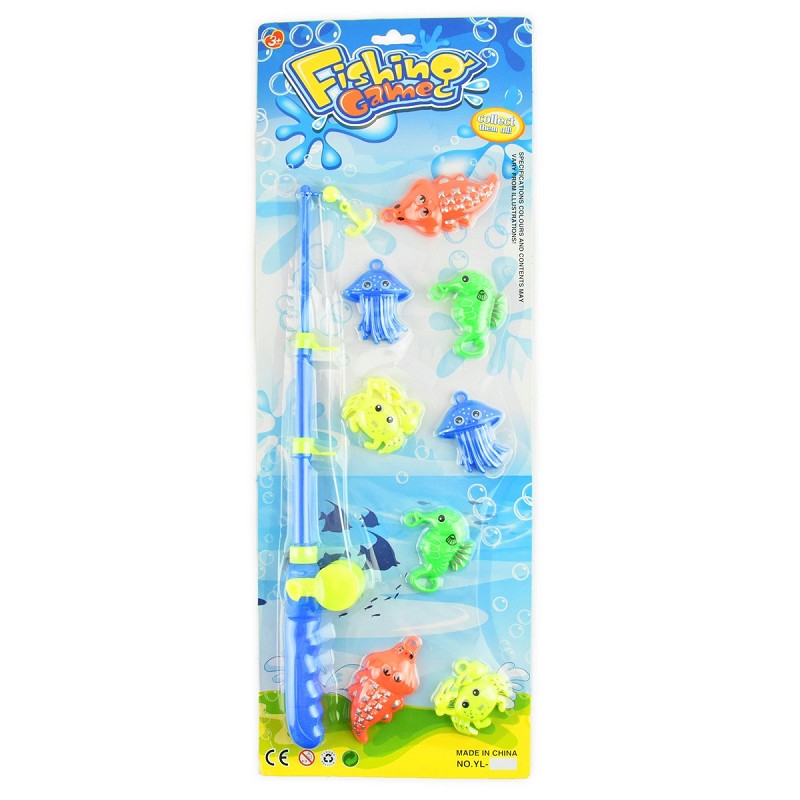 Fiskespel 9 delar 5-38cm