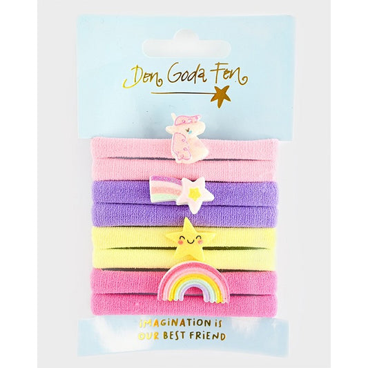 HAIR ELASTICS MIX 8pcs 7cm