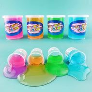 Stor genomskinlig slime 130g 7cm