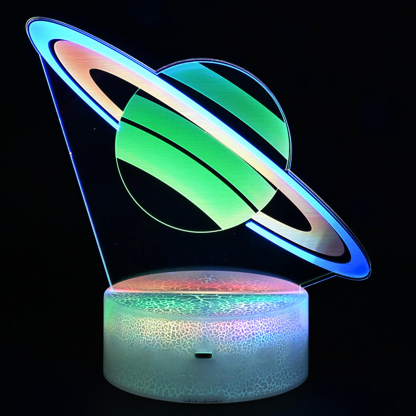 Lampa led rymdplaneter 3d 20cm