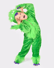 Overall grön monster 104 cl 3-4 år