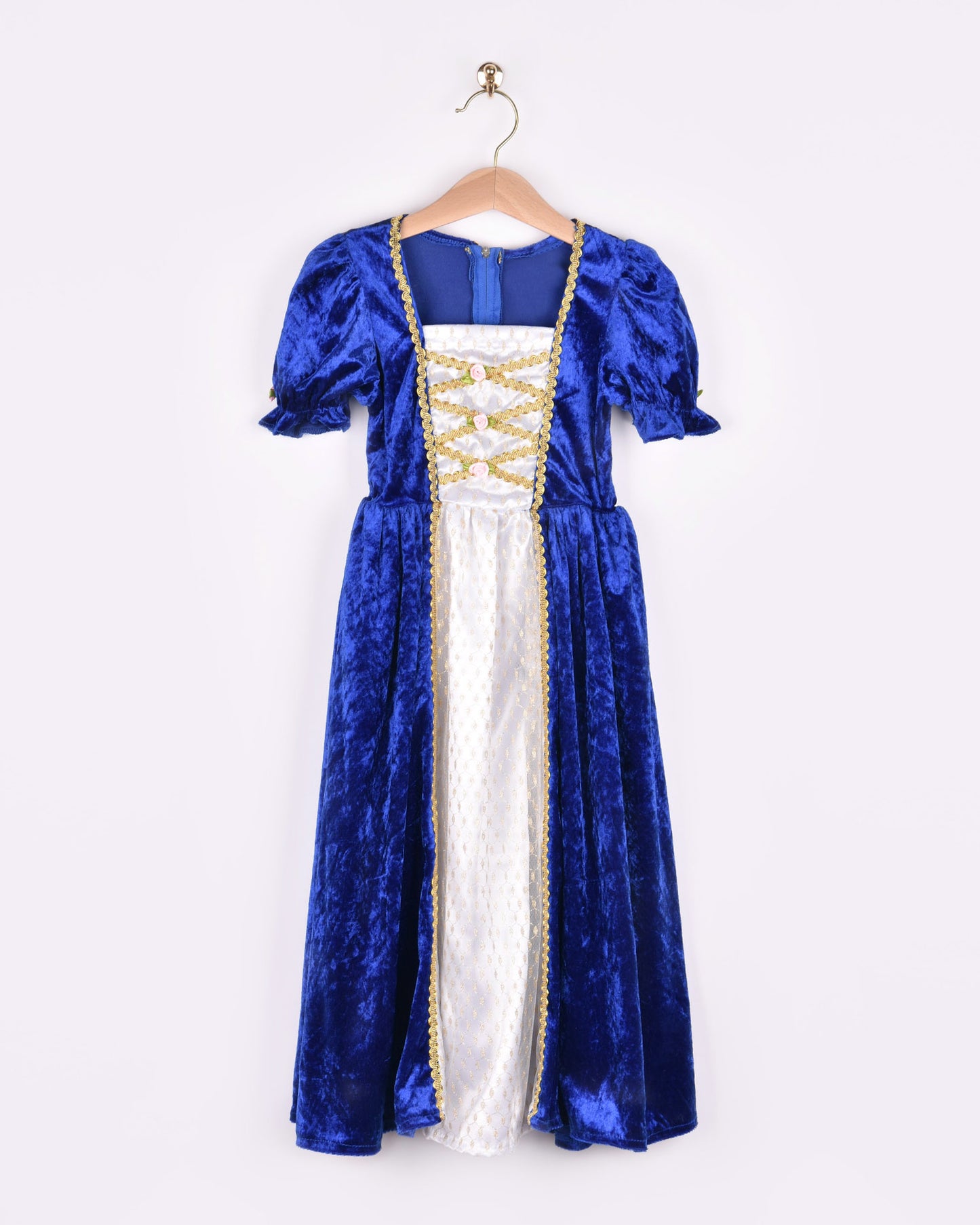 Prinsessklänning sammet blå 98-104 cl 2-4 år