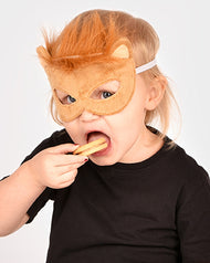 Lejonmask fluffig one size