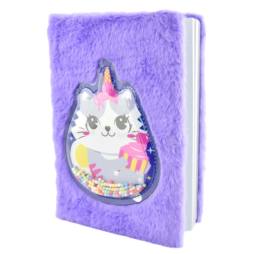 Anteckningsbok fluffig caticorn cupcake A5