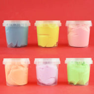 Fluffig och Stretchig Lera 45 g – Kladdfri, Fläckfri & Supermjuk (6-pack, Hög Kvalitet)