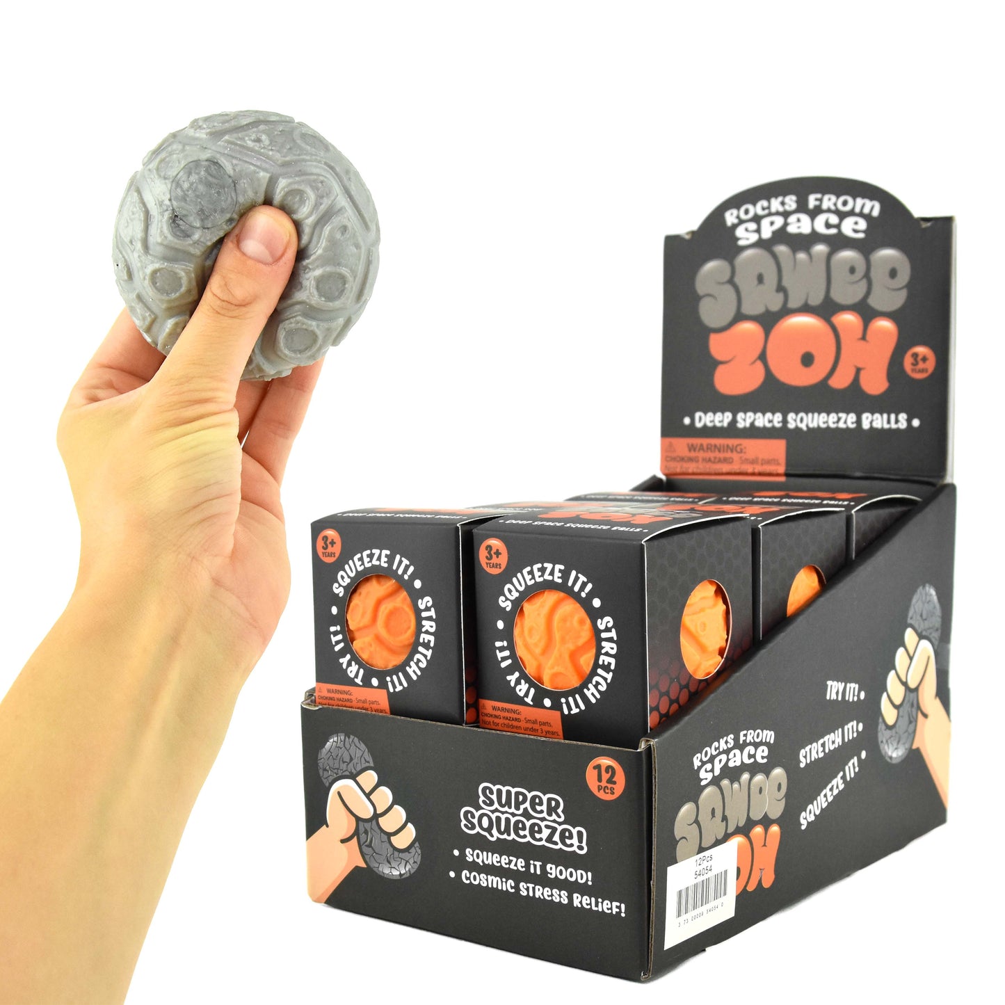 Kläm boll rymdsten 7cm