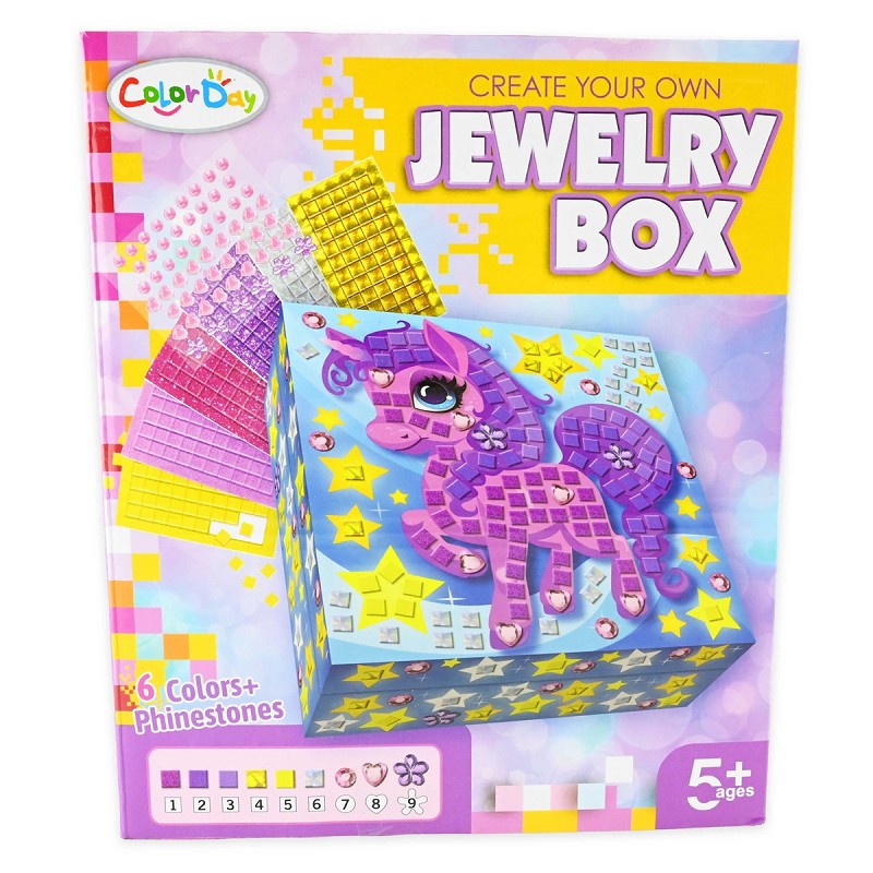 JEWELLERY BOX UNICORN DIY 13cm