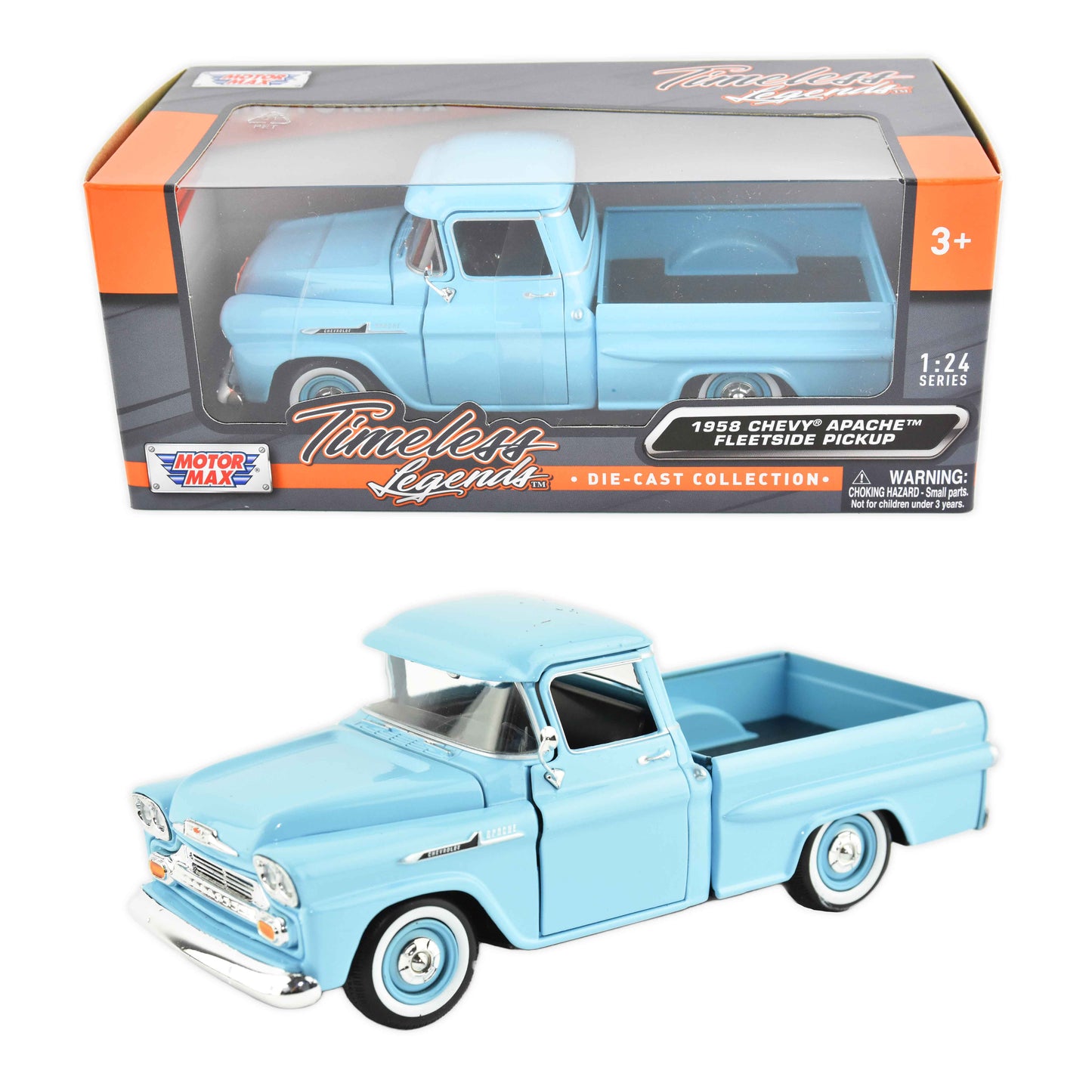 Chevy Apache Fleetside pickup (1958) 1:24 19cm