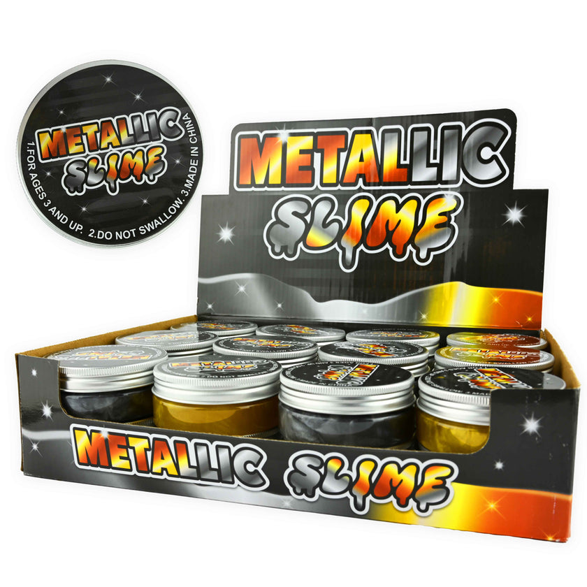 Metallisk slime 50g 7cm