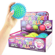 Massageboll med ljus 9cm