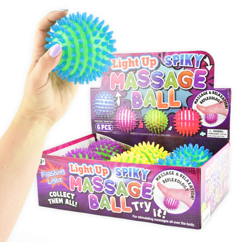 Massageboll med ljus 9cm