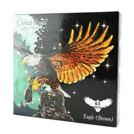 Crystal Puzzle Brown Eagle 63 delar