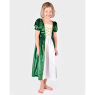 Prinsessklänning i grön sammet 110-116 cl 4-6 år