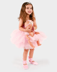 Ballerinakit med docka matchande set 98-104 cl 2-4 år