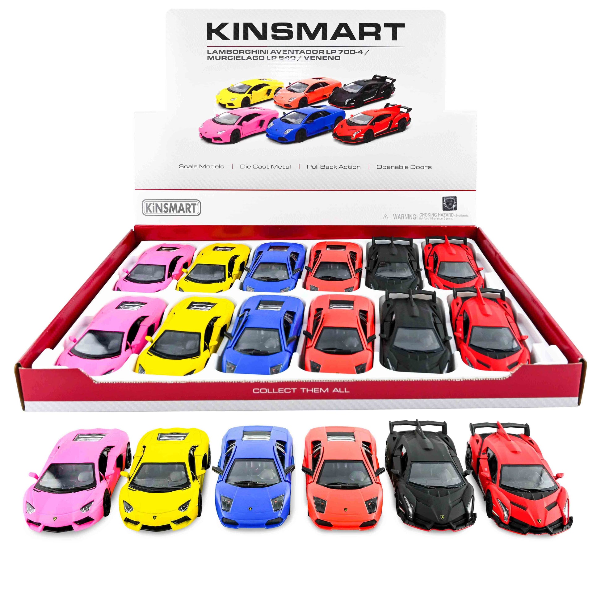 Bil Lamborghini matt pb 12cm 1:36