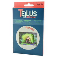 3D-teaterpussel panda 17cm