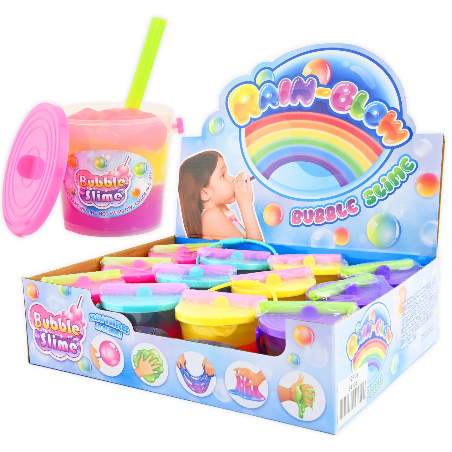 Neon hinkbubbla slem 100g