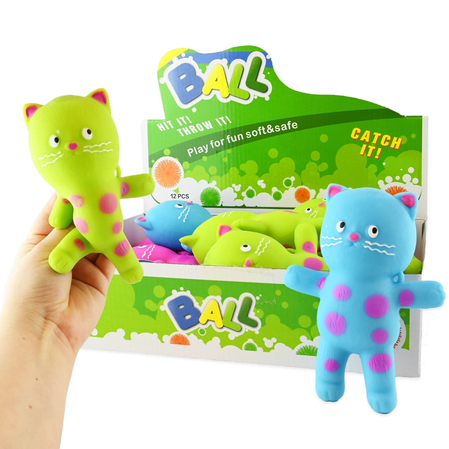 Kläm katt 14cm