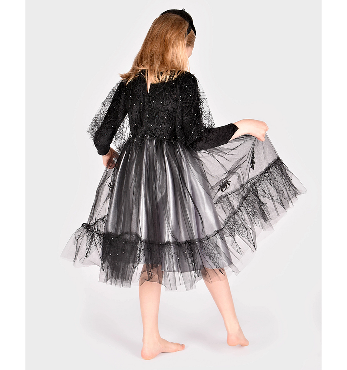 🧙‍♀️ Witch Dress med tillbehör för Halloween