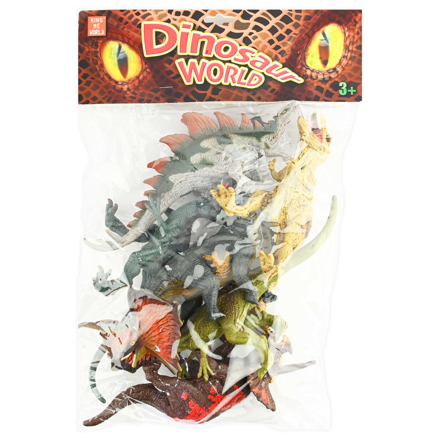 Dinosaurieuppsättning 6 delar 25cm