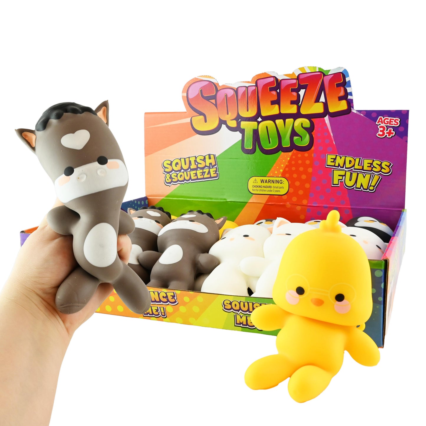 Kläm långbenta djur 4-pack 14cm