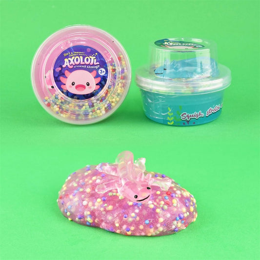 PUTTY BEADS w AXOLOTL 130g 9cm