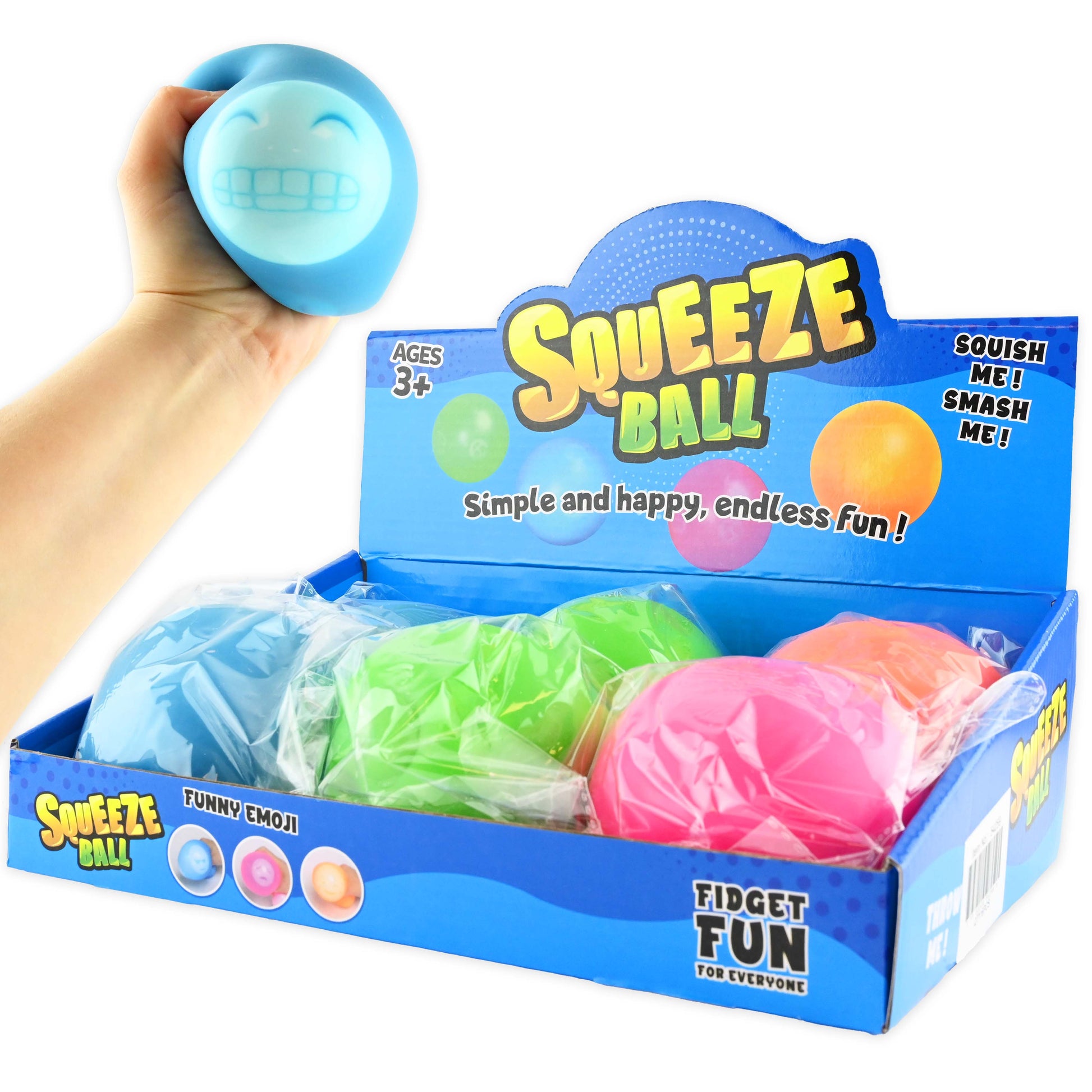 Kläm boll ansikte 10cm