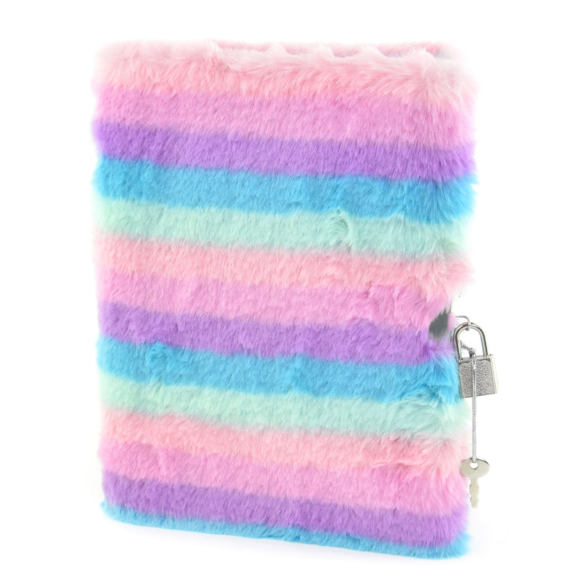 Fluffigt dagbok med lås a5 20cm