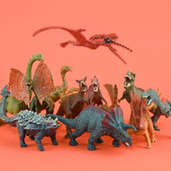 Dinosaurieuppsättning 10 bitar 16cm