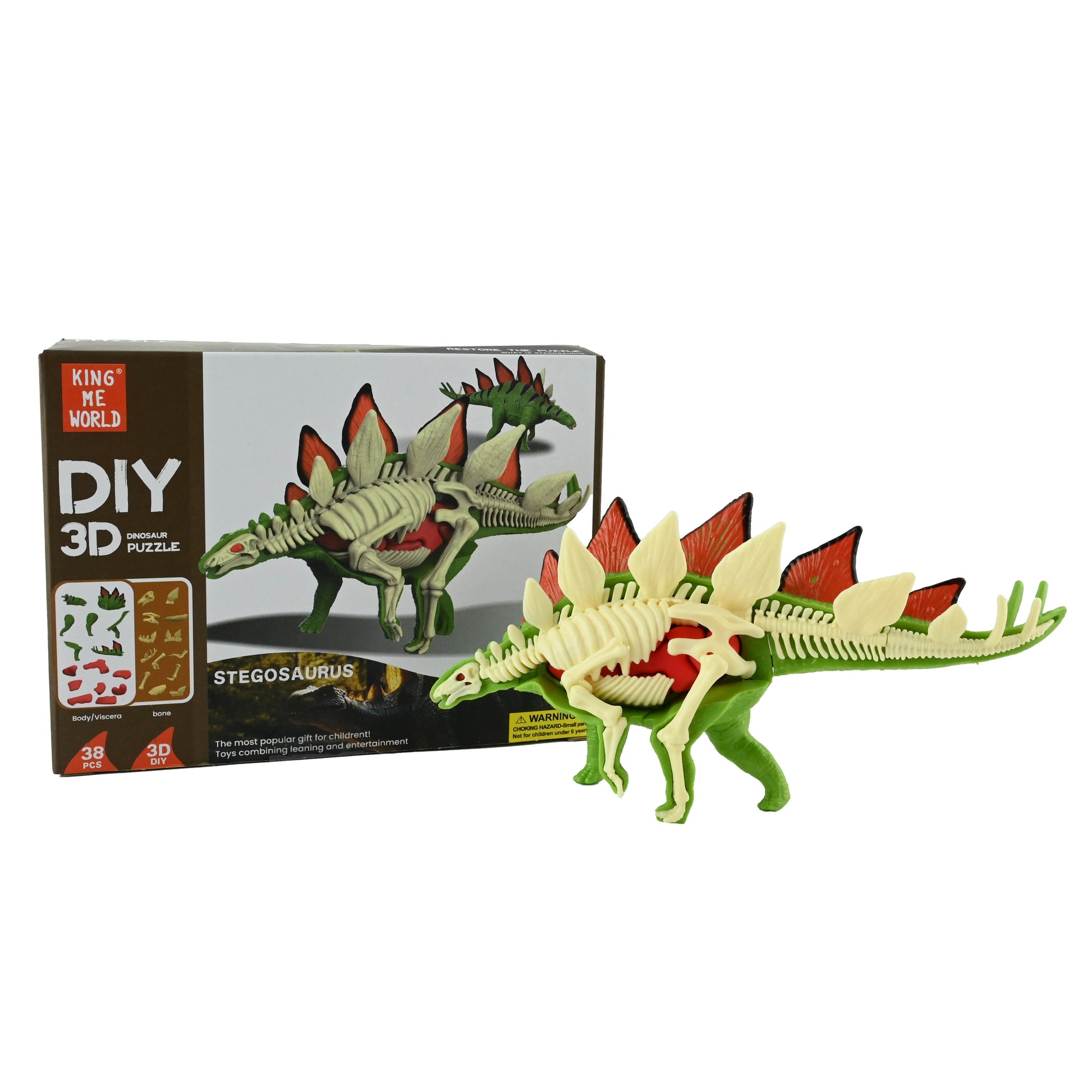 Dissekering dinosaurie 3d gör-det-själv 42 delar