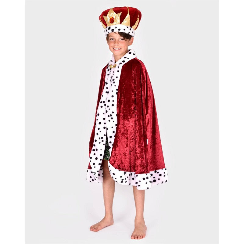 THE KING CAPE RED VELVET 98-128 CL 3-8 YEARS