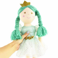 Trasdocka prinsessa turkos 50cm