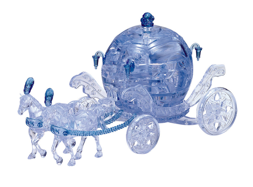 Kristallpusselvagn blå 67 delar