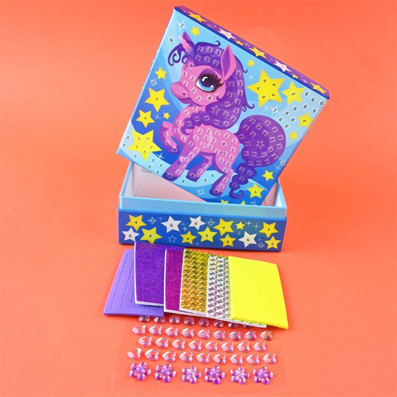 JEWELLERY BOX UNICORN DIY 13cm