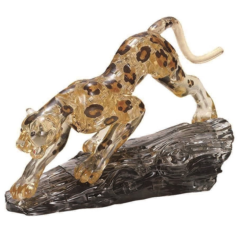 3D Crystal Puzzle Pussel leopard 39 bitar
